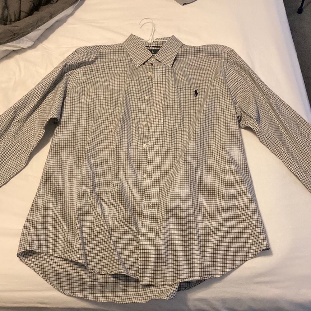 Mens Ralph Lauren large button down - dry cleaned